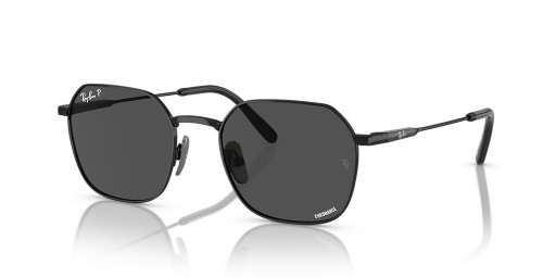 Ray-Ban RB8094 Τζιμ Τιτανίου M (53 - 20) με Γκρι φακούς και Μαύρα γυαλιά Ηλίου πλαισίων