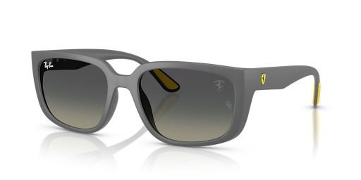 Ray-Ban RB4443M Scuderia Ferrari Collection XL (57 - 19) με Γκρι φακούς και γυαλιά Ηλίου πλαισίων Γκρίζο
