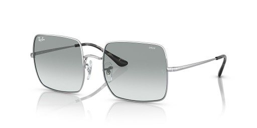 Ray-Ban RB1971 Πλατεία 1971 Κλασικό L (54 - 19) με Μπλε φακούς και Ασημένια γυαλιά Ηλίου πλαισίων