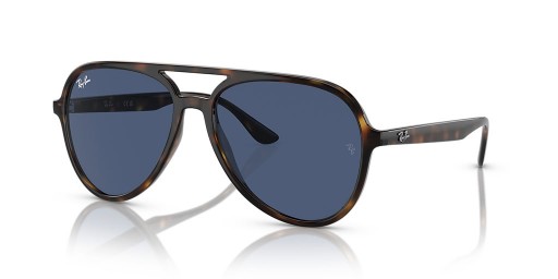 Ray-Ban RB4376 L (57 - 16) με Μπλε φακούς και γυαλιά Ηλίου πλαισίων Tortoise