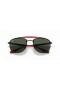Ray-Ban RB3662M Scuderia Ferrari Collection XL (59 - 17) με το Πράσινο φακούς και Μαύρα γυαλιά Ηλίου πλαισίων