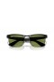 Ray-Ban RB3875 Οδοιπόρων Deluxe L (53 - 18) με Πράσινο φακούς και Μαύρα γυαλιά Ηλίου πλαισίων