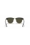 Ray-Ban Clubmaster RB3016 Κλασικό M (49 - 21) με πράσινους φακούς και Μαύρα γυαλιά Ηλίου πλαισίων