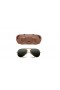 Ray-Ban RB3030 Outdoorsman | Αεροπορίας Συλλογή XL (58 - 14) με το Πράσινο φακούς και γυαλιά Ηλίου πλαισίων Χρυσή