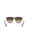 Ray-Ban RB4171F Erika Κλασικό M (54 - 18) με Καφέ φακούς και γυαλιά Ηλίου πλαισίων Tortoise