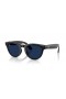 Ray-Ban RW4009F Ray-Ban | Meta Χαμηλή Γέφυρα Ταιριάζει Headliner L (51 - 23) με Μπλε φακούς και Μαύρα γυαλιά Ηλίου πλαισίων