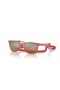 Ray-Ban RB9052S New Wayfarer Παιδιά S (47 - 15) με Πορτοκαλί φακούς και Γυαλιά Κόκκινο πλαίσιο