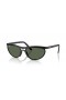 Ray-Ban RB4453 Αρπακτικό Liteforce XXL (59 - 20) με Πράσινο φακούς και Μαύρα γυαλιά Ηλίου πλαισίων