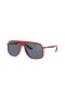 Ray-Ban RB4308M Scuderia Ferrari Collection XL (57 - 17) με Γκρι φακούς και Γυαλιά Κόκκινο πλαίσιο