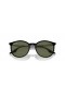 Ray-Ban RB2204 L (54 - 20) με Πράσινο φακούς και Μαύρα γυαλιά Ηλίου πλαισίων