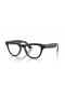 Ray-Ban RW4010 Ray-Ban | Meta Σκάιλερ M (52 - 20) με Μπλε φακούς και Μαύρα γυαλιά Ηλίου πλαισίων