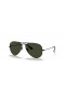 Ray-Ban Aviator RB3025 Classic XL (58 - 14) με το Πράσινο φακούς και Μαύρα γυαλιά Ηλίου πλαισίων