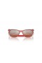 Ray-Ban RB9052S New Wayfarer Παιδιά S (47 - 15) με Πορτοκαλί φακούς και Γυαλιά Κόκκινο πλαίσιο