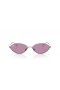 Ray-Ban RB3757 Kai Βιο-L (56 - 15) με μοβ φακούς και Ασημένια γυαλιά Ηλίου πλαισίων