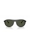 Ray-Ban RB2215 XL (56 - 20) με Πράσινο φακούς και Μαύρα γυαλιά Ηλίου πλαισίων