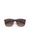 Ray-Ban RB4344 XL (56 - 19) με Γκρι φακούς και Γυαλιά Κόκκινο πλαίσιο