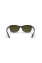 Ray-Ban RB2132 New Wayfarer Flash M (55 - 18) με Μπλε φακούς και Μαύρα γυαλιά Ηλίου πλαισίων