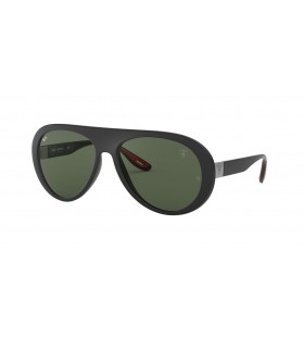 Ray-Ban RB4310M Scuderia Ferrari Collection L (58 - 16) Î¼Îµ Î ÏÎ¬ÏƒÎ¹Î½Î¿ Ï†Î±ÎºÎ¿ÏÏ‚ ÎºÎ±Î¹ ÎœÎ±ÏÏÎ± Î³Ï…Î±Î»Î¹Î¬ Î—Î»Î¯Î¿Ï… Ï€Î»Î±Î¹ÏƒÎ¯Ï‰Î½