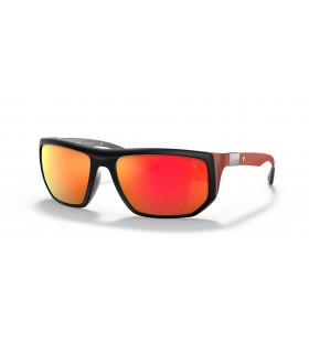 Ray-Ban RB8361M Scuderia Ferrari Collection XXL (60 - 18) με Καφέ φακούς και Μαύρα γυαλιά Ηλίου πλαισίων