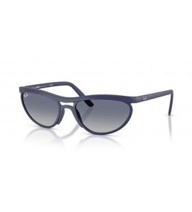 Ray-Ban RB4453 Αρπακτικό Liteforce XXL (59 - 20) με Γκρι φακούς και Μπλε γυαλιά Ηλίου πλαισίων