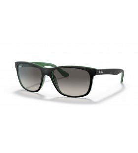 Ray-Ban RB4181 M (57 - 16) με Γκρι φακούς και Μαύρα γυαλιά Ηλίου πλαισίων