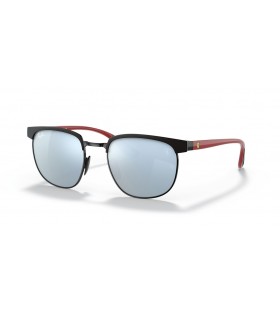 Ray-Ban RB3698M Scuderia Ferrari Collection L (53 - 20) Î¼Îµ Î‘ÏƒÎ·Î¼Î¯ Ï†Î±ÎºÎ¿ÏÏ‚ ÎºÎ±Î¹ ÎœÎ±ÏÏÎ± Î³Ï…Î±Î»Î¹Î¬ Î—Î»Î¯Î¿Ï… Ï€Î»Î±Î¹ÏƒÎ¯Ï‰Î½