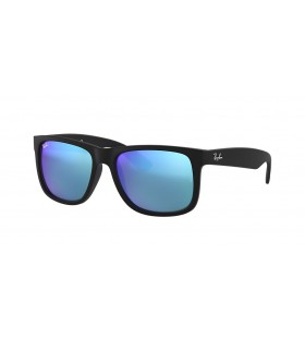 Ray-Ban RB4165F Justin Î§ÏÏŽÎ¼Î± ÎœÎ¹Î³Î¼Î¬Ï„Ï‰Î½ M (55 - 17) Î¼Îµ ÎœÏ€Î»Îµ Ï†Î±ÎºÎ¿ÏÏ‚ ÎºÎ±Î¹ ÎœÎ±ÏÏÎ± Î³Ï…Î±Î»Î¹Î¬ Î—Î»Î¯Î¿Ï… Ï€Î»Î±Î¹ÏƒÎ¯Ï‰Î½