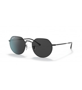 Ray-Ban RB3565 Jack L (53 - 20) με μαύρους φακούς και Μαύρα γυαλιά Ηλίου πλαισίων