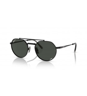 Ray-Ban RB8265 Τζακ II Τιτανίου M (51 - 20) με Γκρι φακούς και Μαύρα γυαλιά Ηλίου πλαισίων